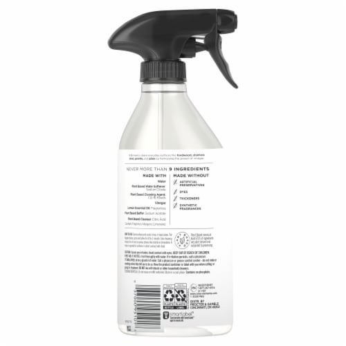 9 Elements Lemon All Purpose Cleaner Vinegar Spray Perspective: back
