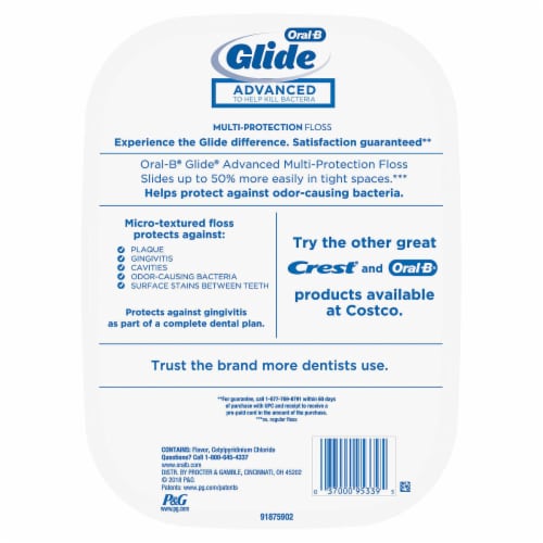 Oral-B Glide Advanced Floss, 6-pack Perspective: back