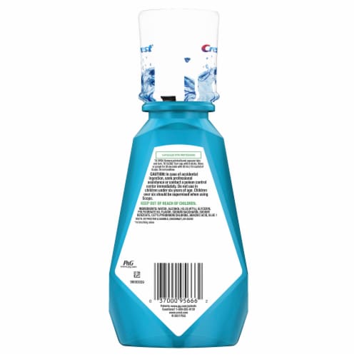 Crest Scope Cool Peppermint Outlast Mouthwash Perspective: back