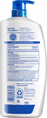 Head & Shoulders® Scalp Care 2-in-1 Anti-Dandruff Shampoo + Conditioner Perspective: back