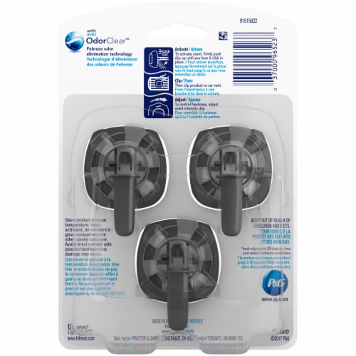Febreze Car Hawaiian Aloha  Air Freshener Vent Clip Perspective: back