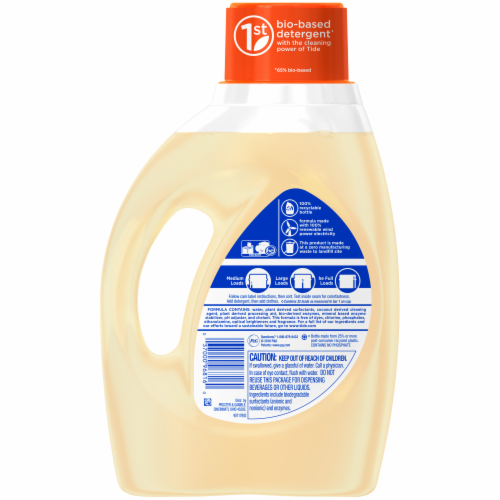 Tide Pureclean Unscented Liquid Laundry Detergent 50 Fl Oz Metro Market