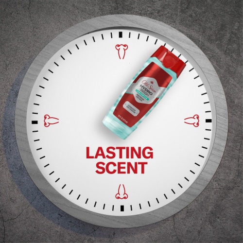 Old Spice Moisturizing Hydro Wash Pure Sport Plus Body Wash Perspective: back