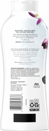 Olay Fresh Outlast Soothing Orchid and Black Currant Body Wash Perspective: back