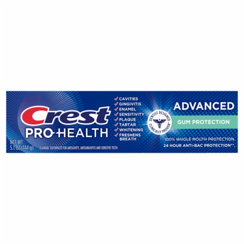 Crest Pro-Health Advanced Gum Protection Toothpaste Perspective: back