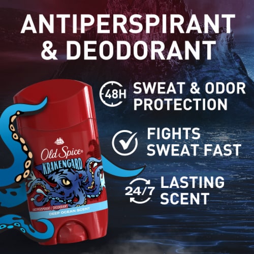 Old Spice Wild Collection Krakengard Invisible Solid Anti-Perspirant Deodorant Perspective: back