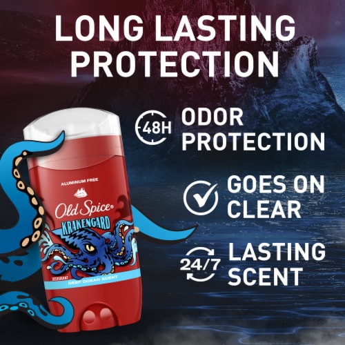 Old Spice for Men Aluminum-Free Deodorant Krakengard Scent Perspective: back