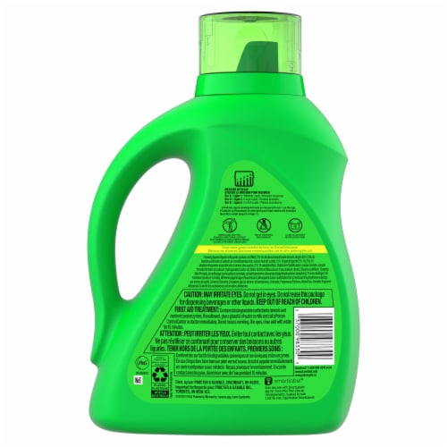 Gain Laundry Detergent Liquid Moonlight Breeze Scent with Febreze Freshness 64 Loads Perspective: back