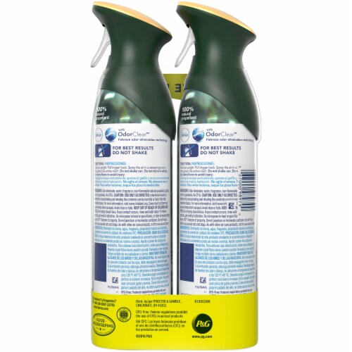 Febreze Air Fresh-Cut Pine Scented Air Freshener Perspective: back