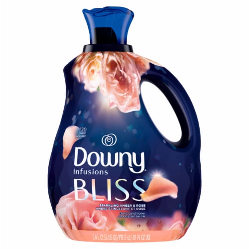 Downy Sparkling Amber & Rose Infusions Liquid Fabric Conditioner Fabric  Softener, 81 fl oz - Kroger