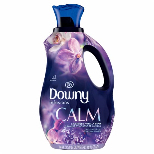 Downy Infusion Lavender & Vanilla Bean Liquid Fabric Conditioner Fabric Softener Perspective: back