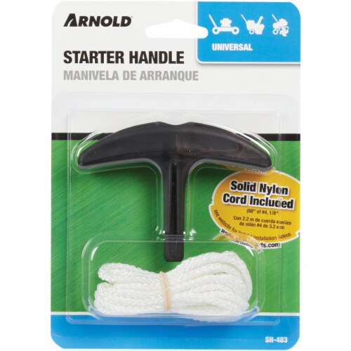 Arnold® Universal Starter Handle with Solid Nylon Cord Perspective: back