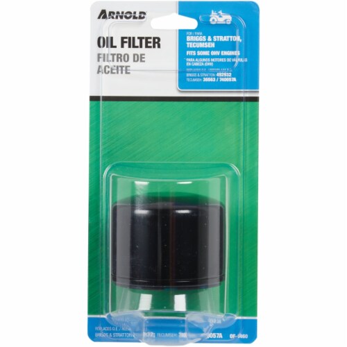 Arnold Oil Filter for Briggs & Stratton and Tecumseh OHV Engines OF-1460 Perspective: back