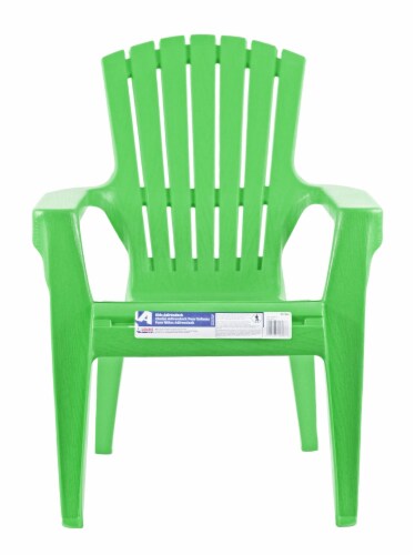 Adams Manufacturing Kid's Adirondack Chair - Summer Green Perspective: back