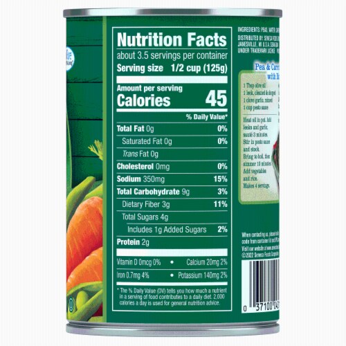 Libby's® Peas & Carrots Perspective: back