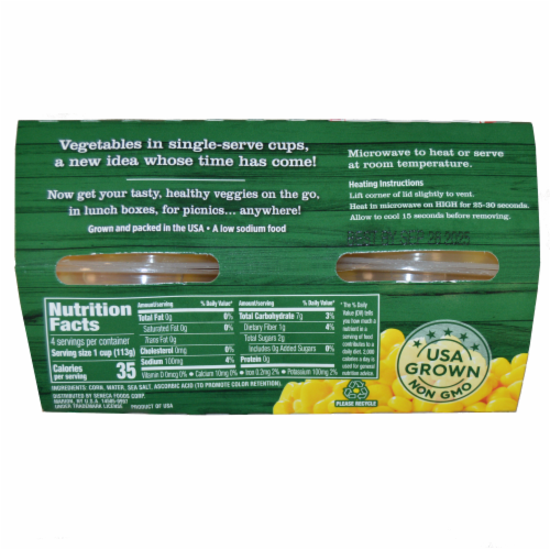 Libby's® Whole Kernel Sweet Corn Cups Perspective: back