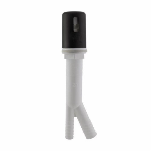 Danco 4010201 9 in. Universal Dishwasher Air Gap Cap, Black Perspective: back