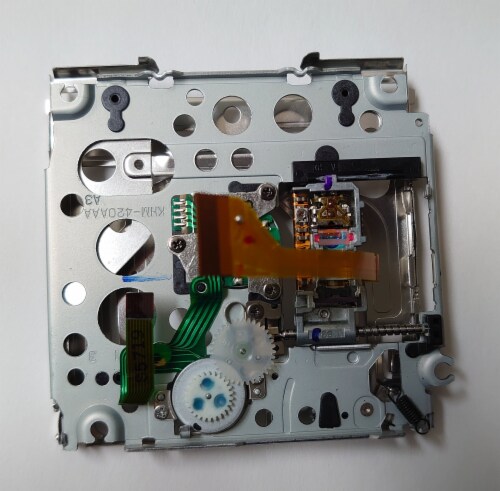 TOTALCONSOLE OEM Component KHM-420AAA UMD Assembly  for PSP 1000 / 1001 / 1002 Perspective: back