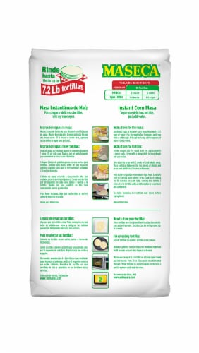 Maseca® Instant Corn Flour Perspective: back