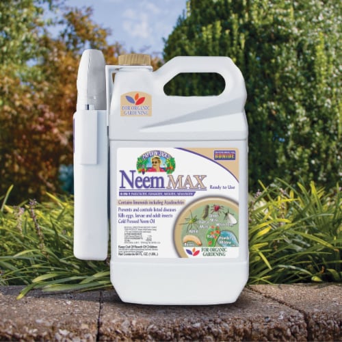 Bonide Captain Jack's Neem Max 64 Oz. Ready To Use Cold Pressed Neem Oil Spray Perspective: back