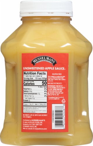 Musselman's® Natural Applesauce Perspective: back