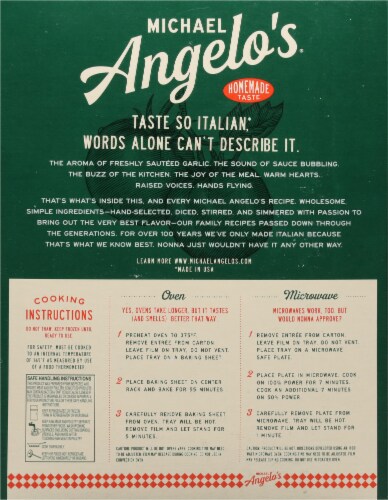 Michael Angelo's® Chicken Parmigiana Family Size Perspective: back