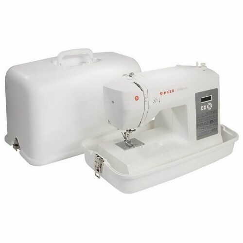 Singer 611BR Universal Hard Storage Carrying Case Perspective: back