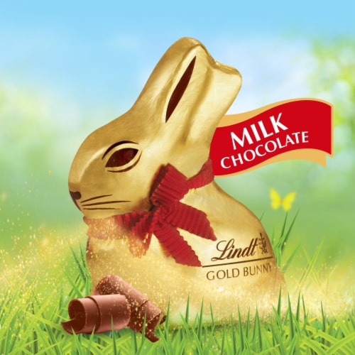 Lindt GOLD BUNNY Milk Chocolate Easter Candy Bunny Perspective: back