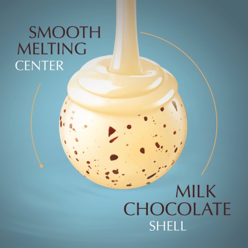 Lindt LINDOR Stracciatella Cookies & Cream White Chocolate Candy Truffles Bag Perspective: back