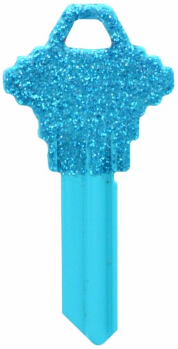 Hillman #68 Diva Glitter Blank Key - Assorted Perspective: back