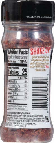 Hormel® Real Bacon Bits Bottle Perspective: back