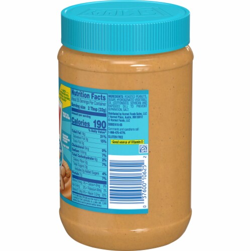 Skippy® Creamy Peanut Butter Spread Twin Pack Perspective: back