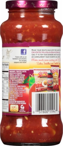 Chi-Chi's® Mild Black Bean & Corn Salsa Perspective: back