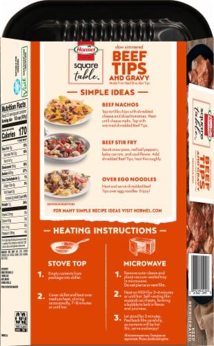 Hormel® Slow Simmered Beef Tips & Gravy Perspective: back