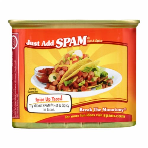 SPAM® Hot & Spicy Perspective: back