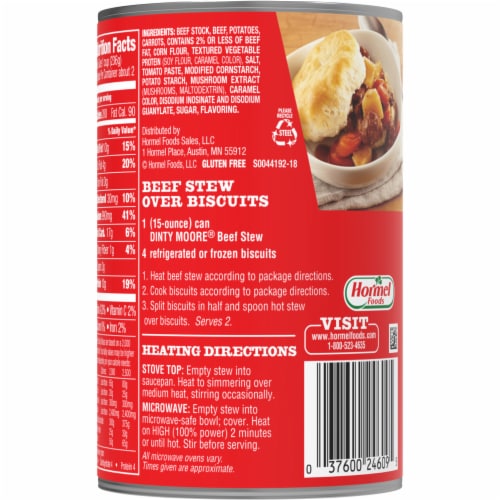 Dinty Moore Beef Stew Perspective: back