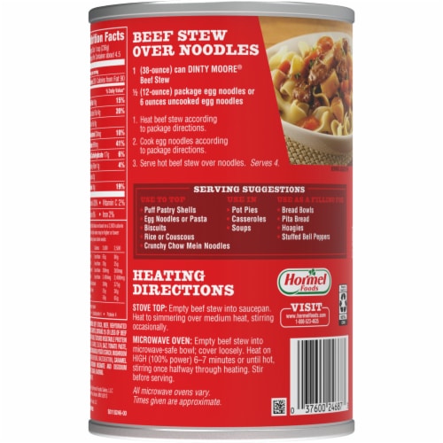 Dinty Moore® Beef Stew Perspective: back