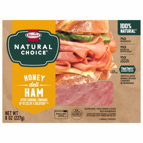 Hormel® Natural Choice® Honey Ham Deli Meat Perspective: back