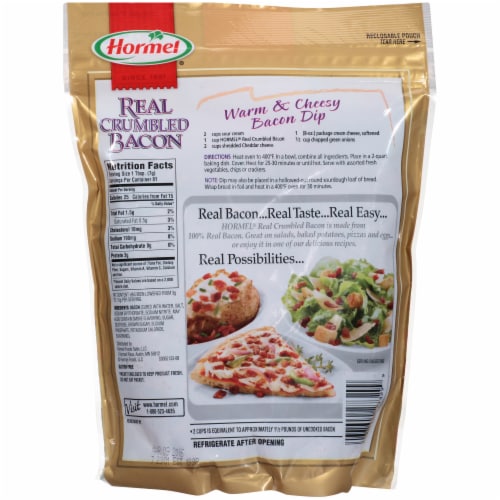 Hormel® Real Crumbled Bacon Bits Perspective: back