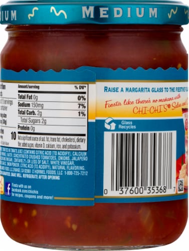 Chi-Chi's® Medium Thick & Chunky Salsa Perspective: back