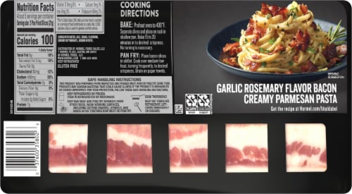 Hormel® Black Label® Limited Edition Garlic Rosemary Thick Cut Bacon Perspective: back