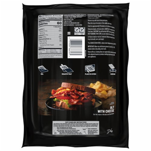 Hormel® Black Label® Oven Ready™ Thick Cut Bacon Perspective: back