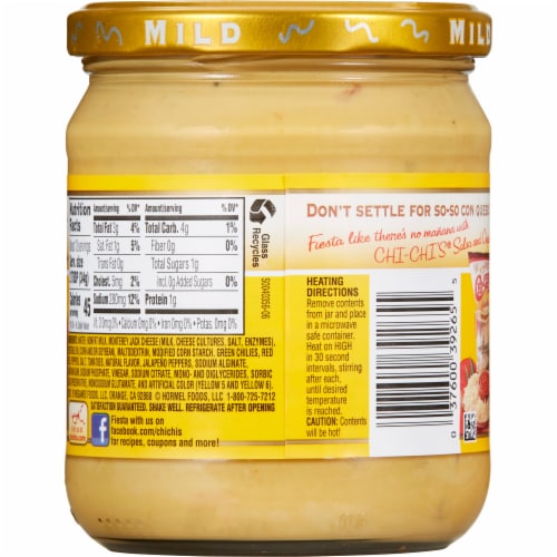 Chi-Chi's® Mild Fiesta Salsa Con Queso Perspective: back