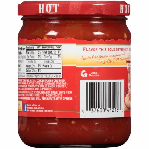 Chi-Chi's® Hot Thick & Chunky Salsa Perspective: back