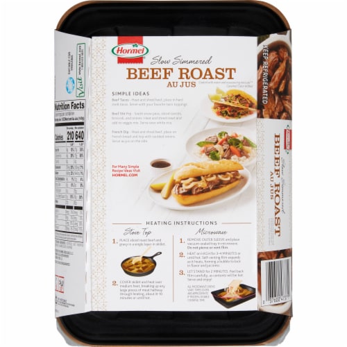 Hormel® Square Table™ Slow Simmered Beef Roast Au Jus Perspective: back