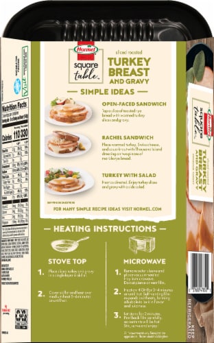 Hormel® Sliced Roasted Turkey Breast & Gravy Perspective: back