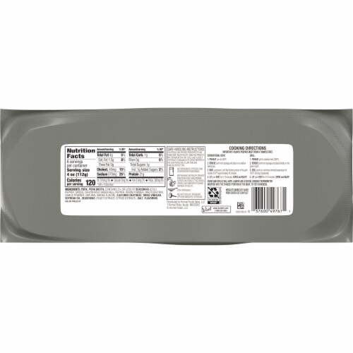 Hormel Mesquite Barbecue Pork Loin Filet Perspective: back