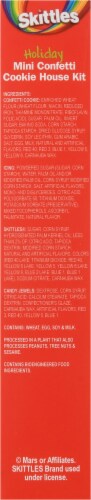 Cookies United Skittle® Holiday Mini House Kit Perspective: back