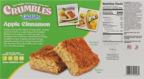 Cakebites® Apple Cinnamon Crumbles Perspective: back