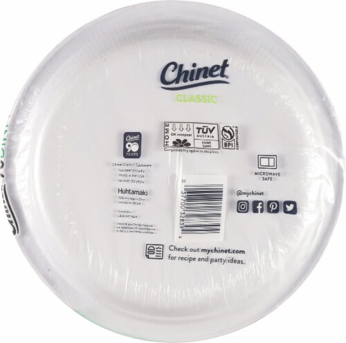 Save on Chinet Paper Plates Dinner Classic White 10 3/8 Inch Order Online  Delivery